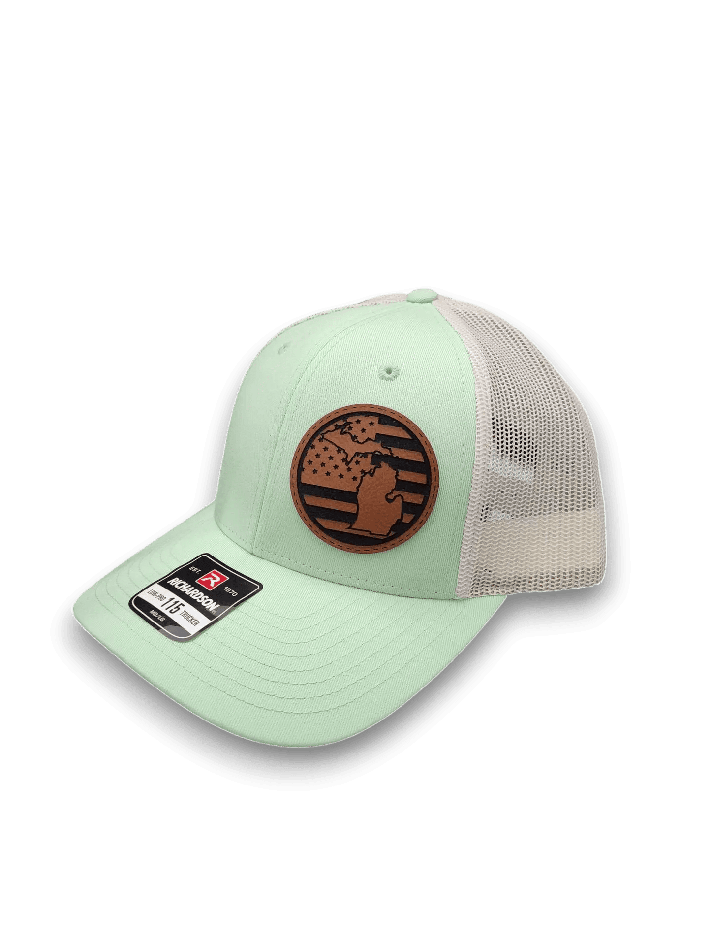 Michigan American Flag Hat Trucker Cap - Keeko Designs