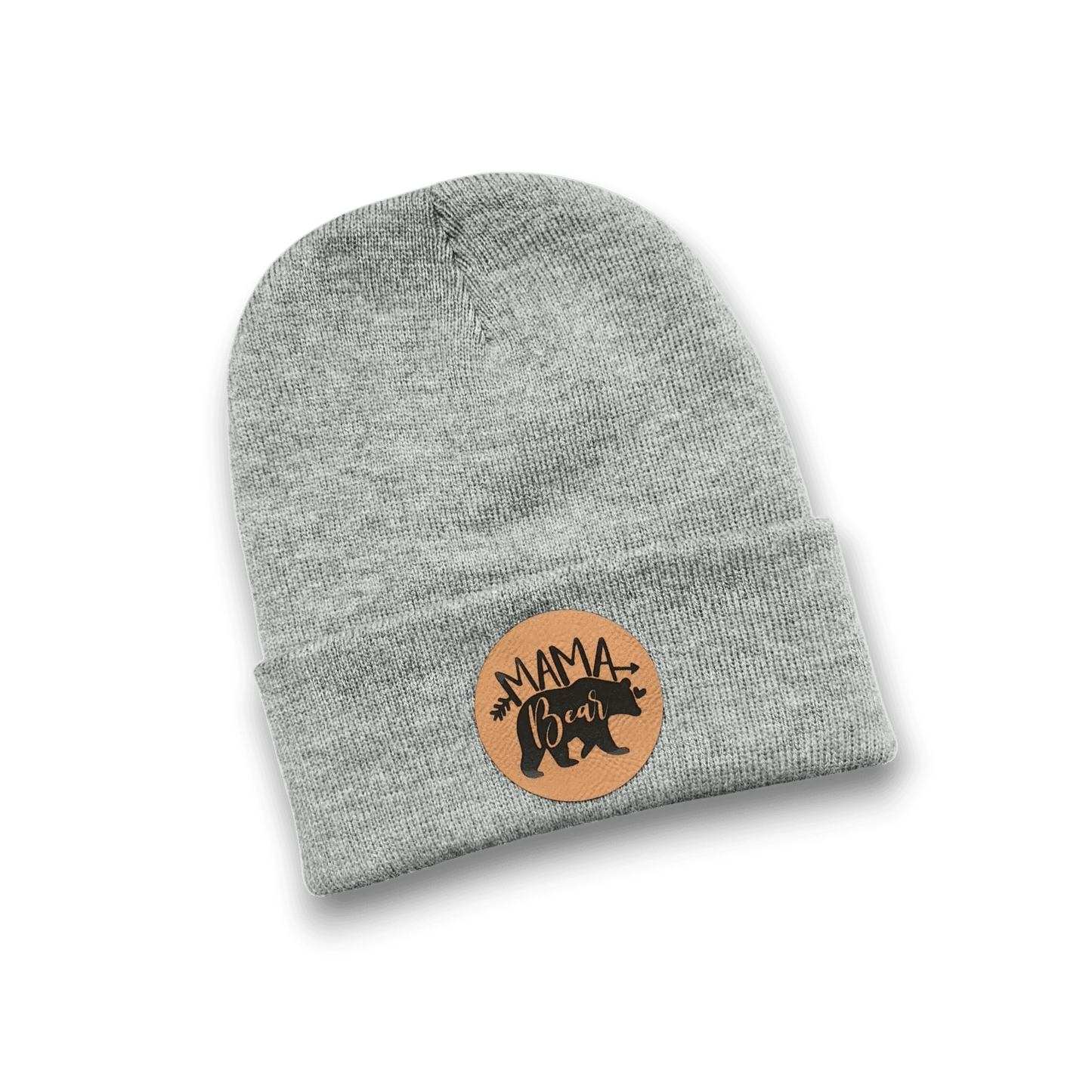 Mama Bear Patch Beanie Hat - Keeko Designs