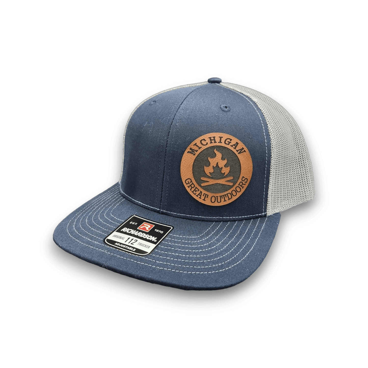 Michigan Great Outdoors Campfire Patch Trucker Hat