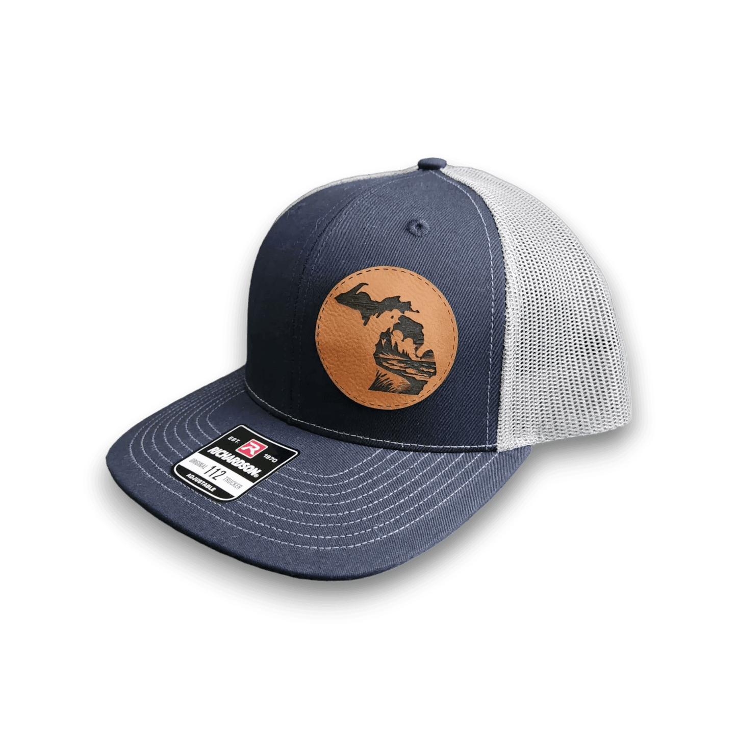 Michigan River Trucker Hat - Stylish Patch Design for Outdoor Adventures - Keeko Designs