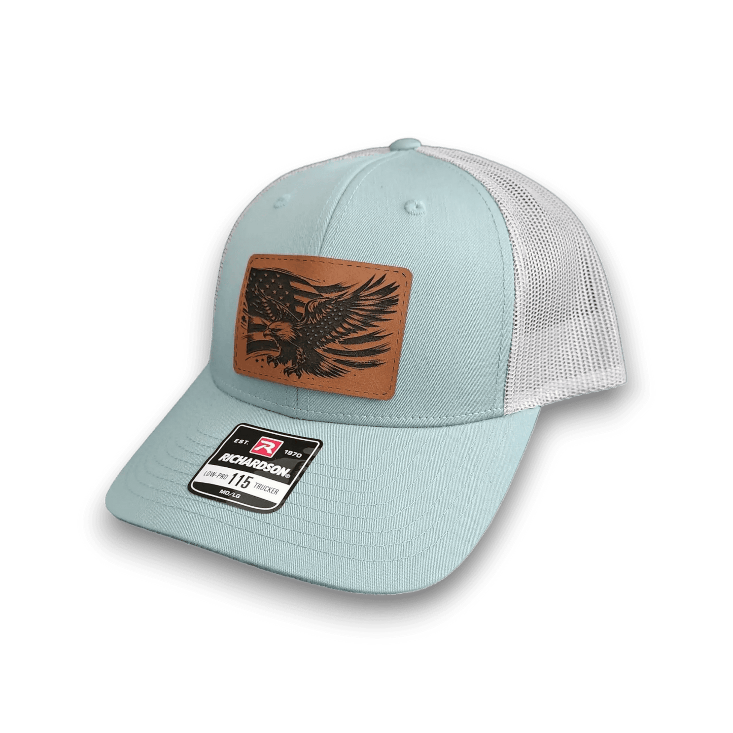 American Flag with Eagle Patch Trucker Hat - Keeko Designs