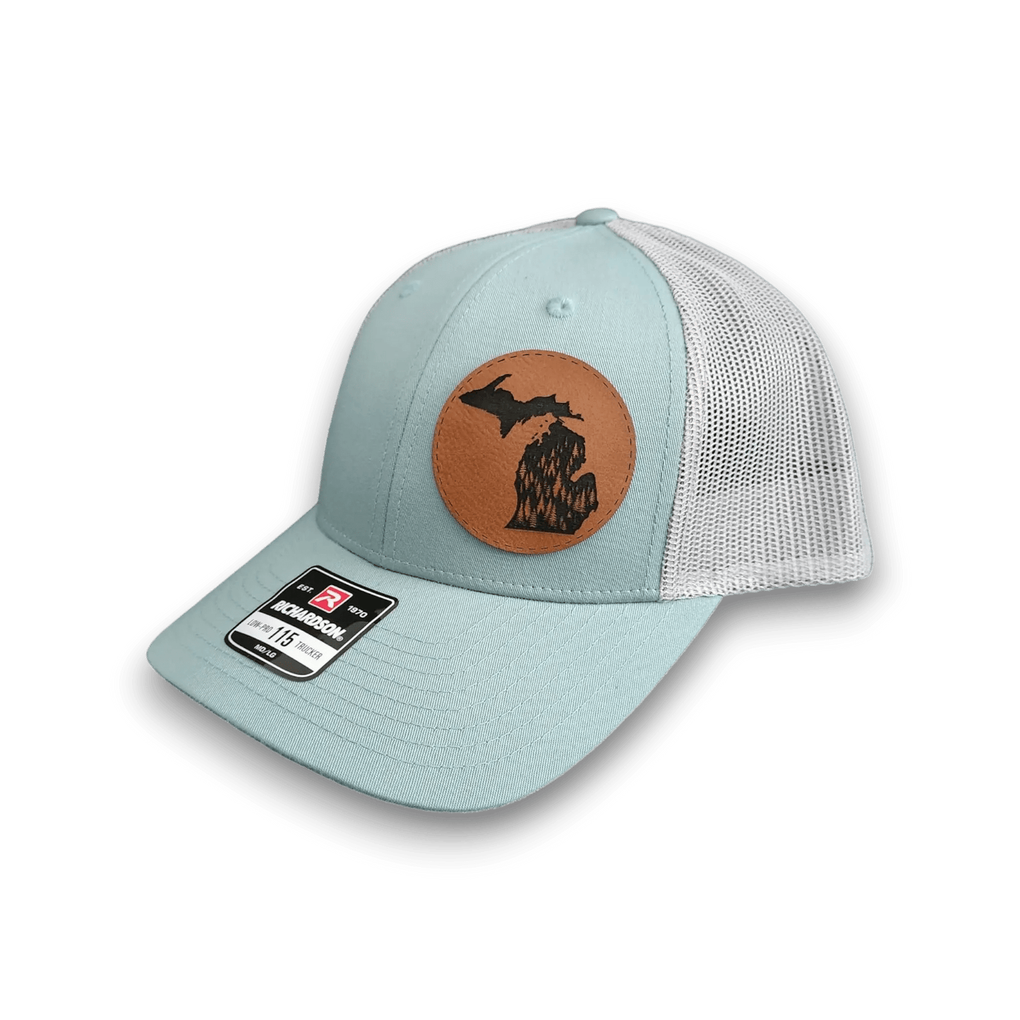Michigan Forrest with Trees Patch Trucker Hat - Keeko Designs