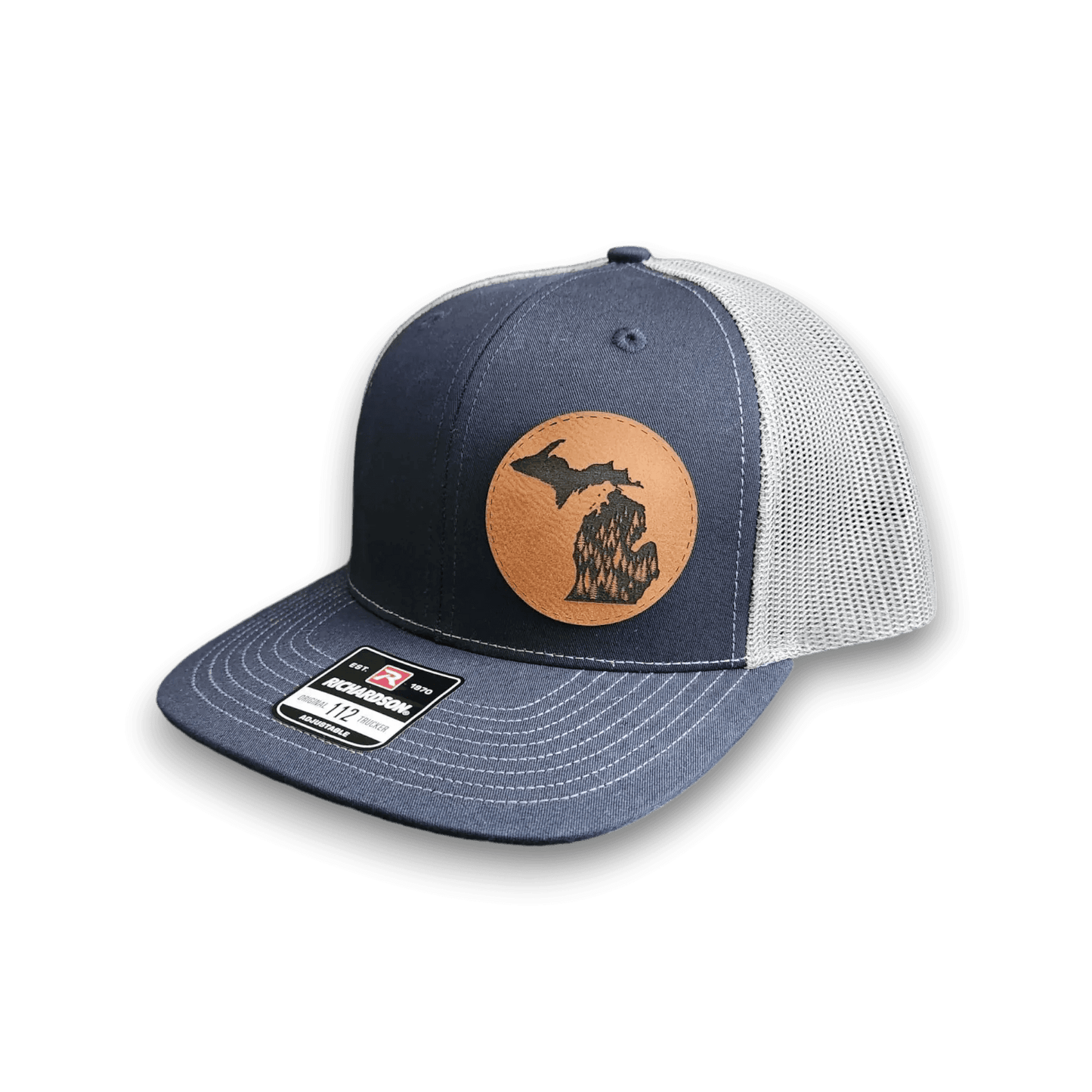 Michigan Forrest with Trees Patch Trucker Hat - Keeko Designs