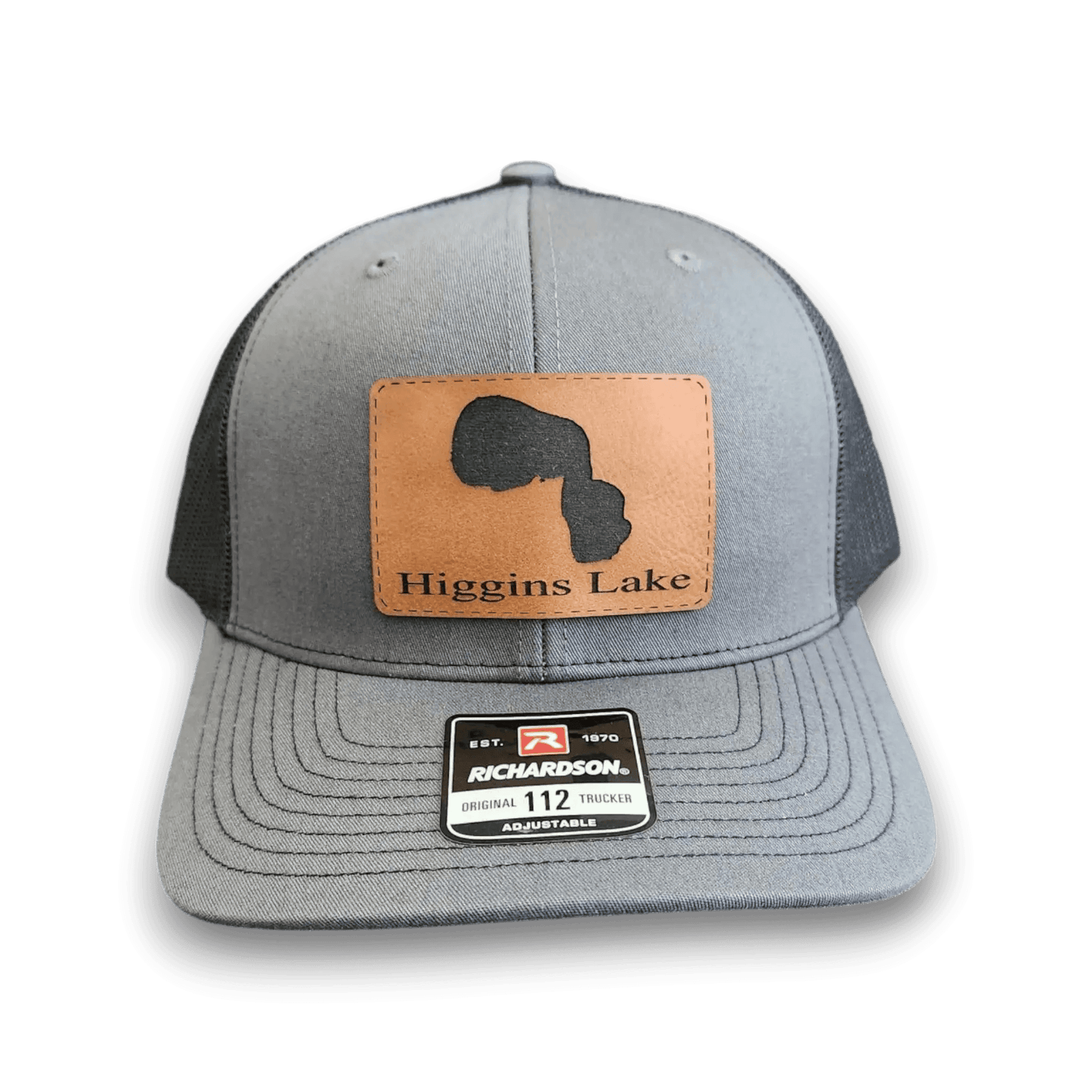 Higgins Lake Trucker Hat - Stylish Patch Design for Outdoor Adventures - Keeko Designs