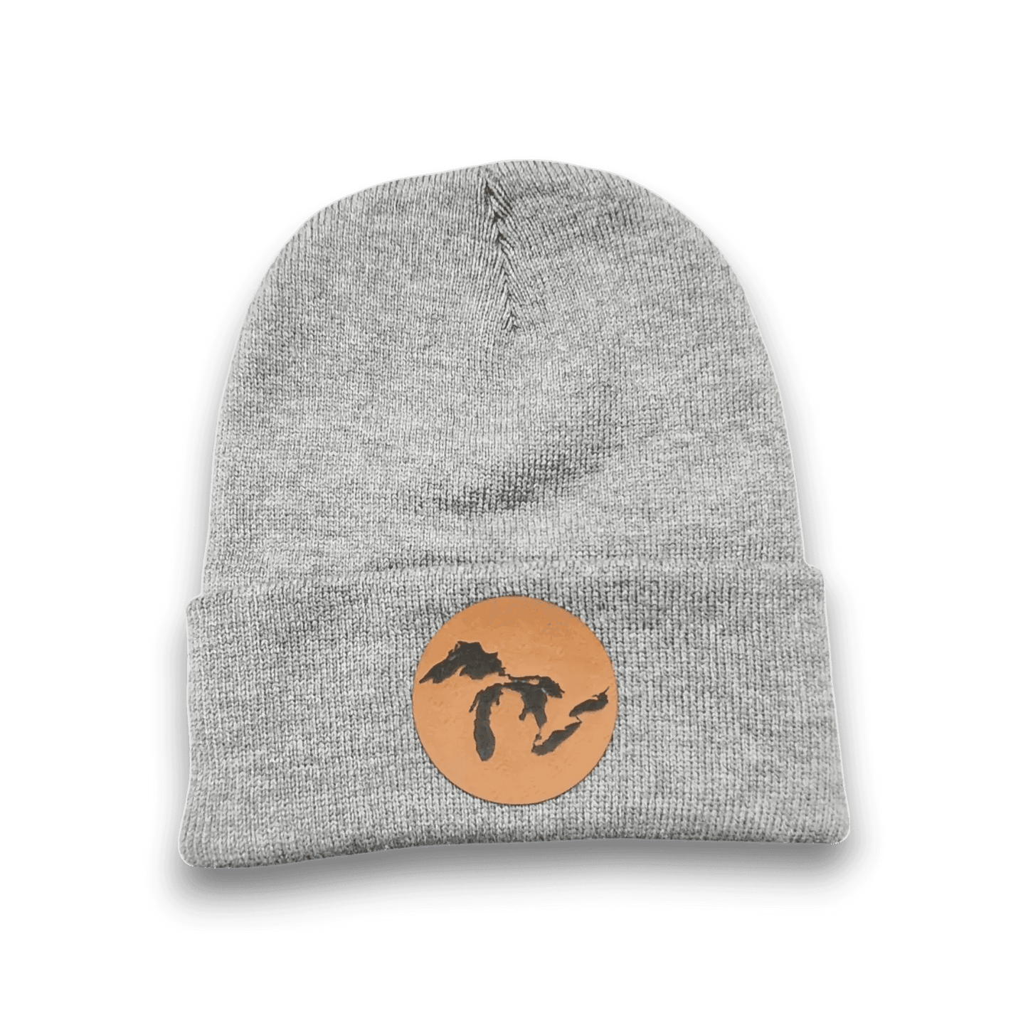 Michigan Great Lakes Silhouette Patch Beanie hat - Keeko Designs