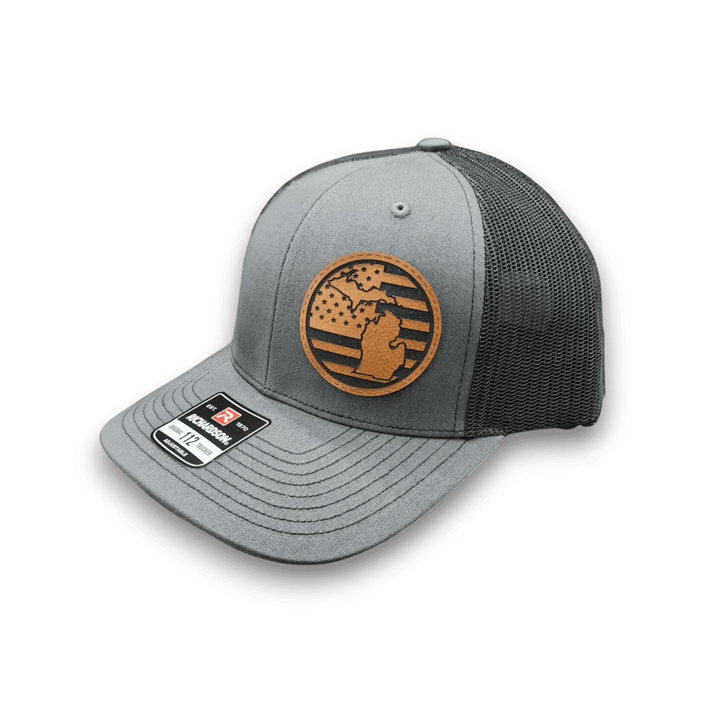 Michigan American Flag Hat Trucker Cap - Keeko Designs