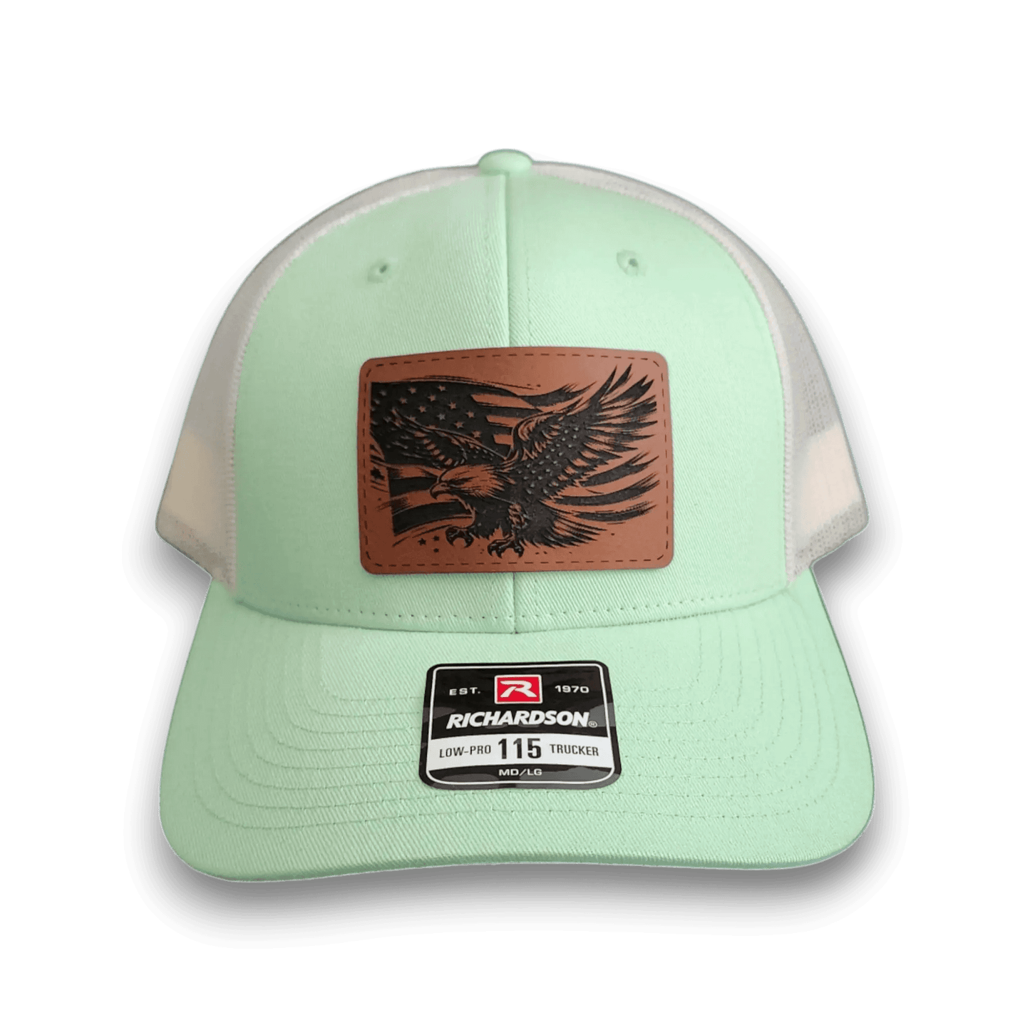American Flag with Eagle Patch Trucker Hat - Keeko Designs