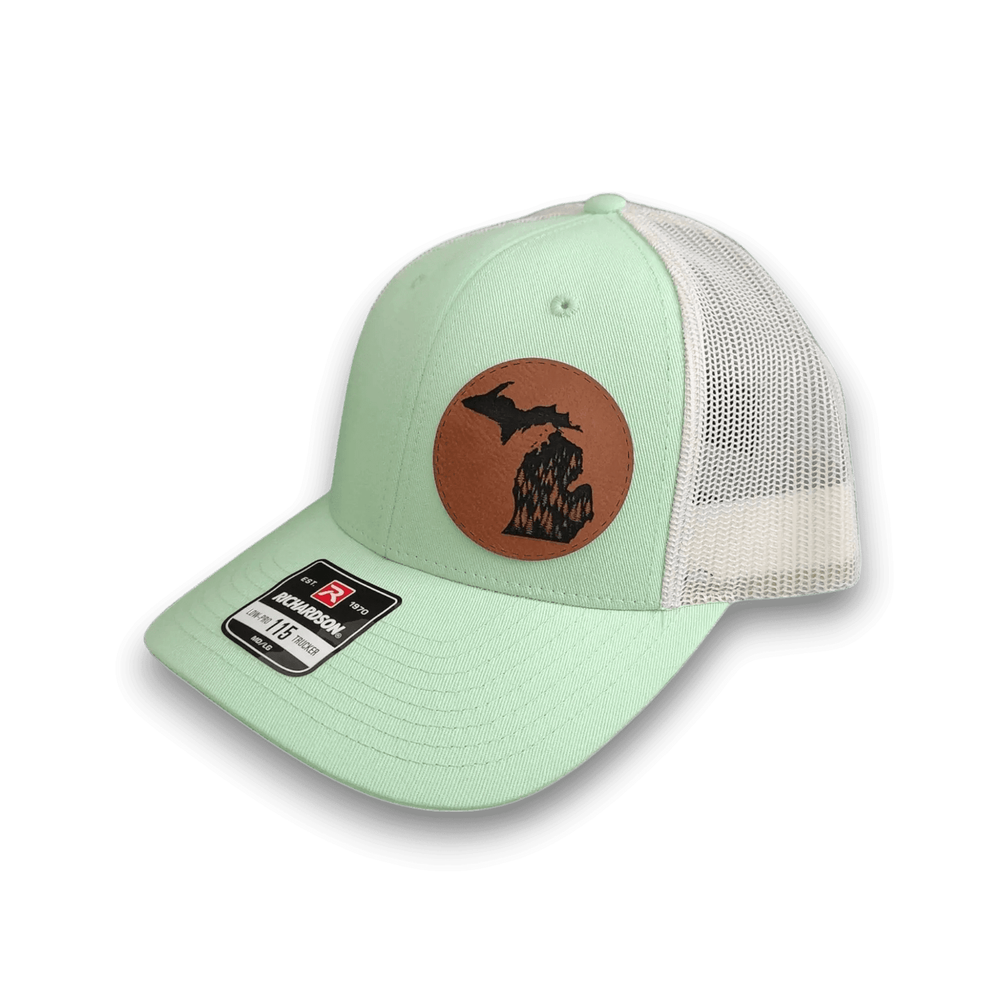 Michigan Forrest with Trees Patch Trucker Hat - Keeko Designs