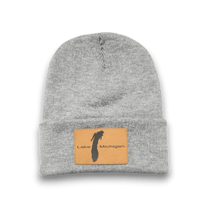 Lake Michigan Patch Beanie Hat - Keeko Designs