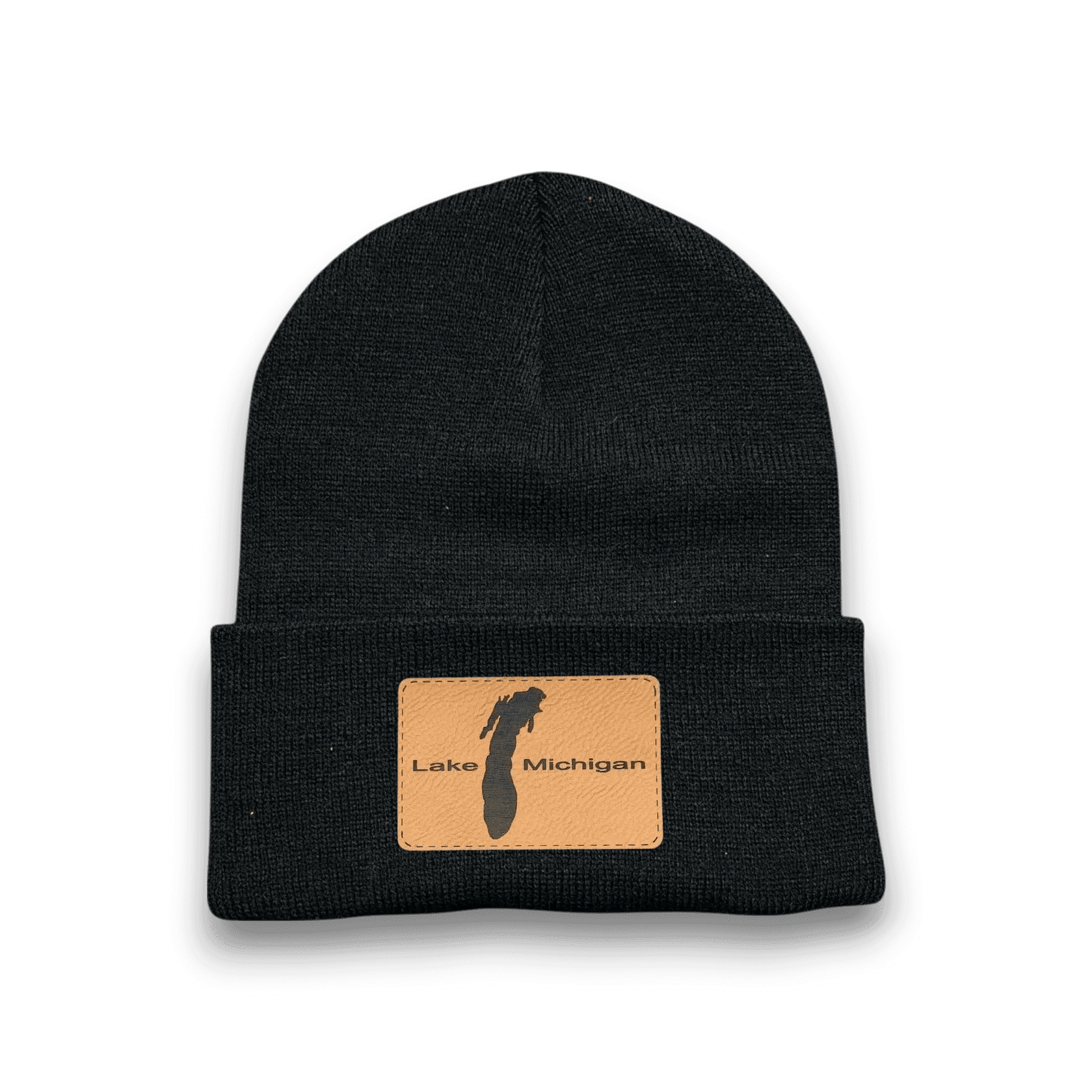 Lake Michigan Patch Beanie Hat - Keeko Designs