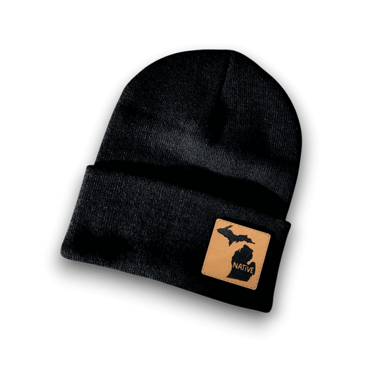 Michigan Native Patch Beanie Hat - Keeko Designs