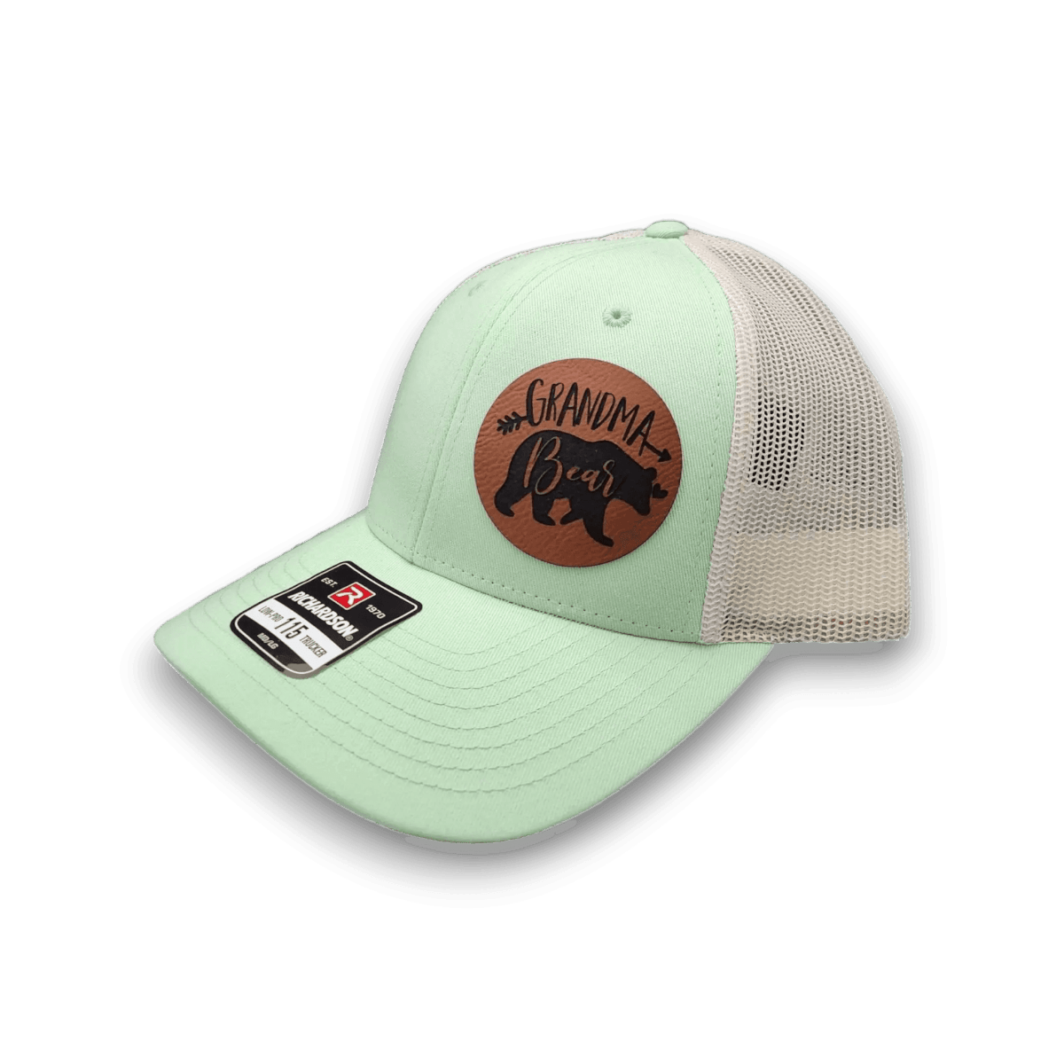 Trucker Hat with Patch - Grandma Bear - Keeko Designs