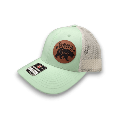 Trucker Hat with Patch - Grandma Bear - Keeko Designs