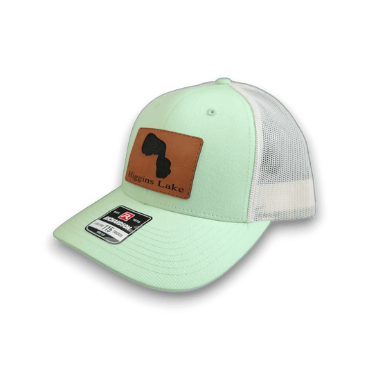 Higgins Lake Trucker Hat - Stylish Patch Design for Outdoor Adventures - Keeko Designs