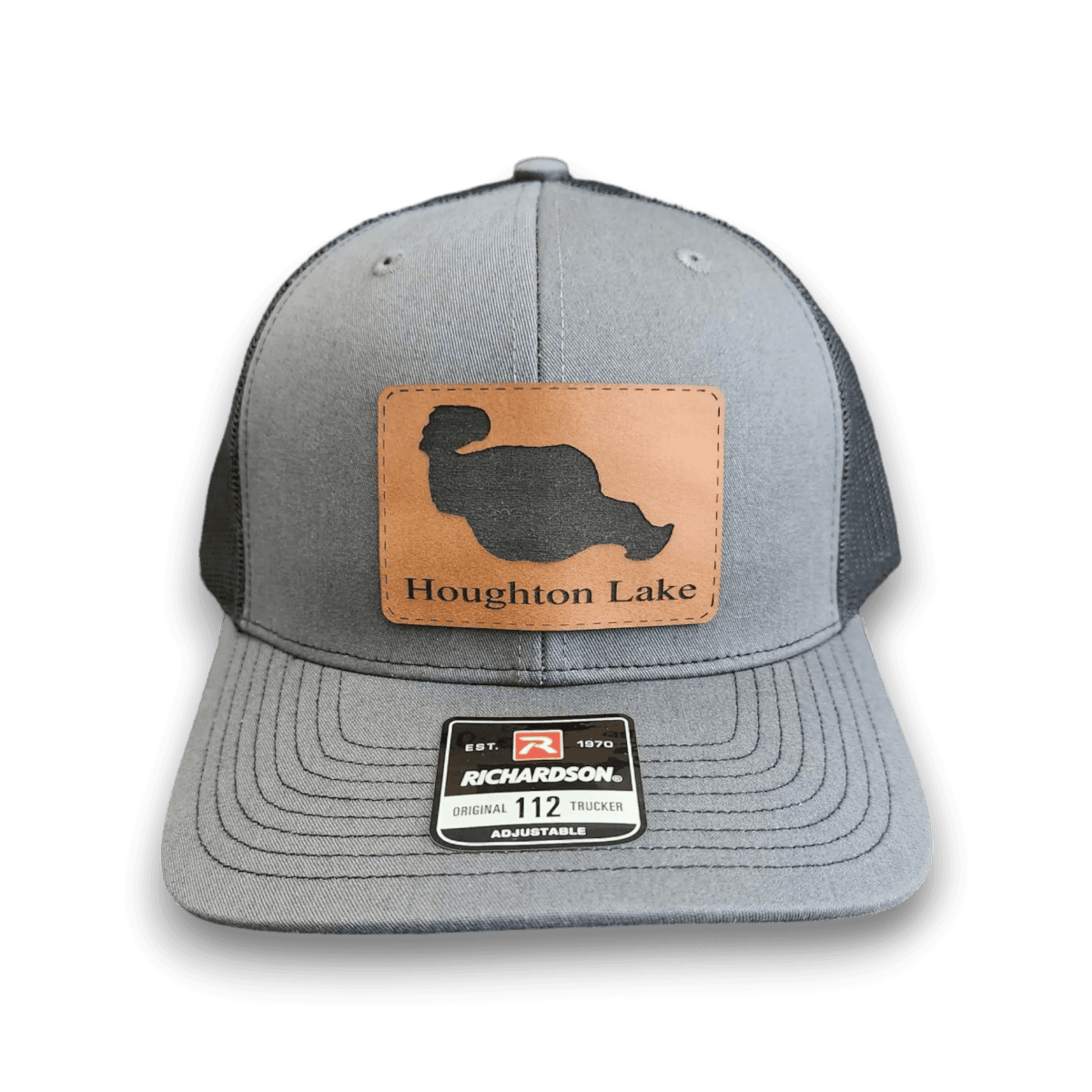Trucker Hat with Patch - Houghton Lake - Keeko Designs