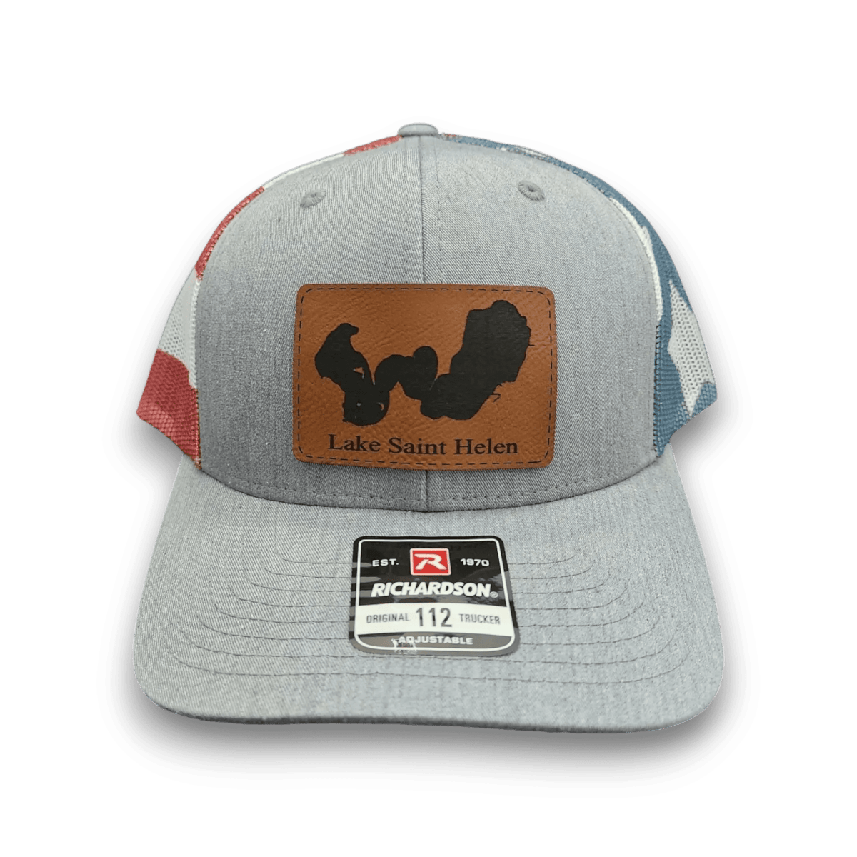 Trucker Hat with Patch - Lake Saint Helen - Keeko Designs