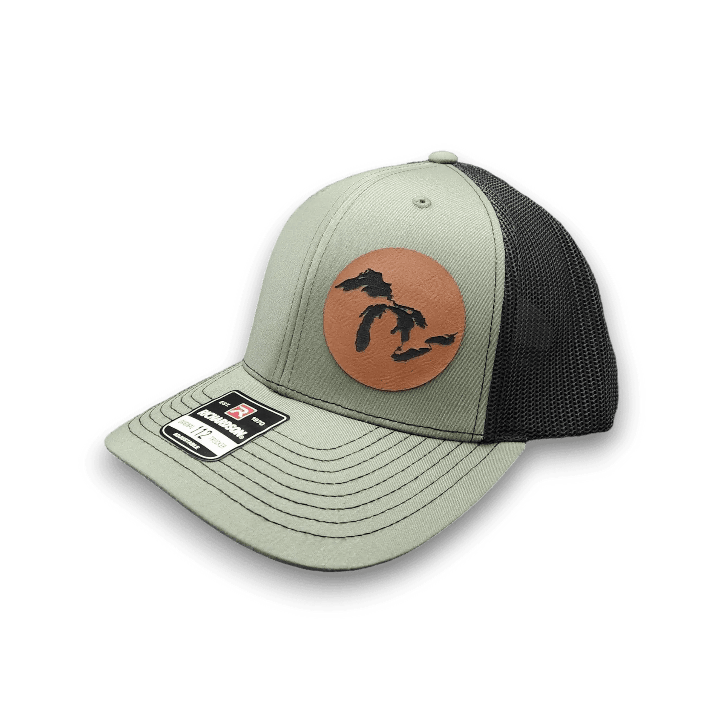 Michigan Great Lakes Silhouette Patch Trucker Hat - Keeko Designs