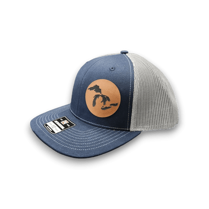 Michigan Great Lakes Silhouette Patch Trucker Hat - Keeko Designs