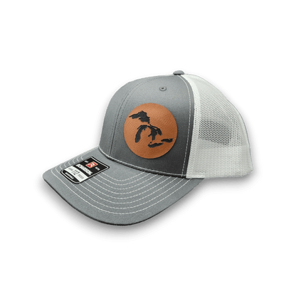 Michigan Great Lakes Silhouette Patch Trucker Hat - Keeko Designs