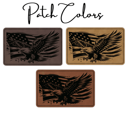 American Flag with Eagle Patch Trucker Hat - Keeko Designs