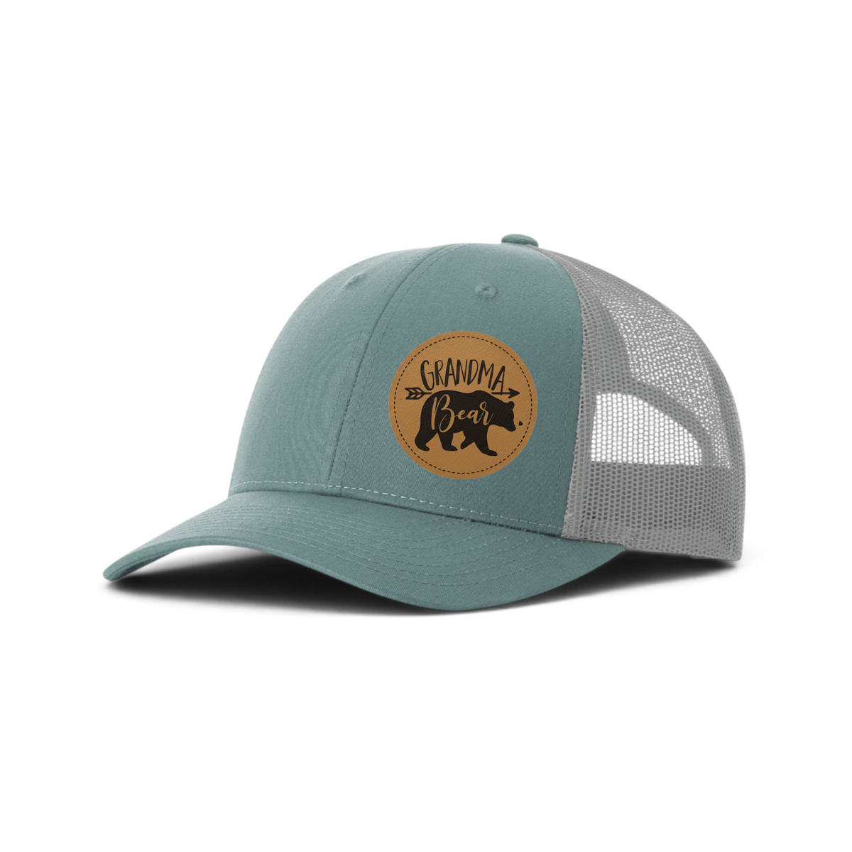 Trucker Hat with Patch-Grandma Bear