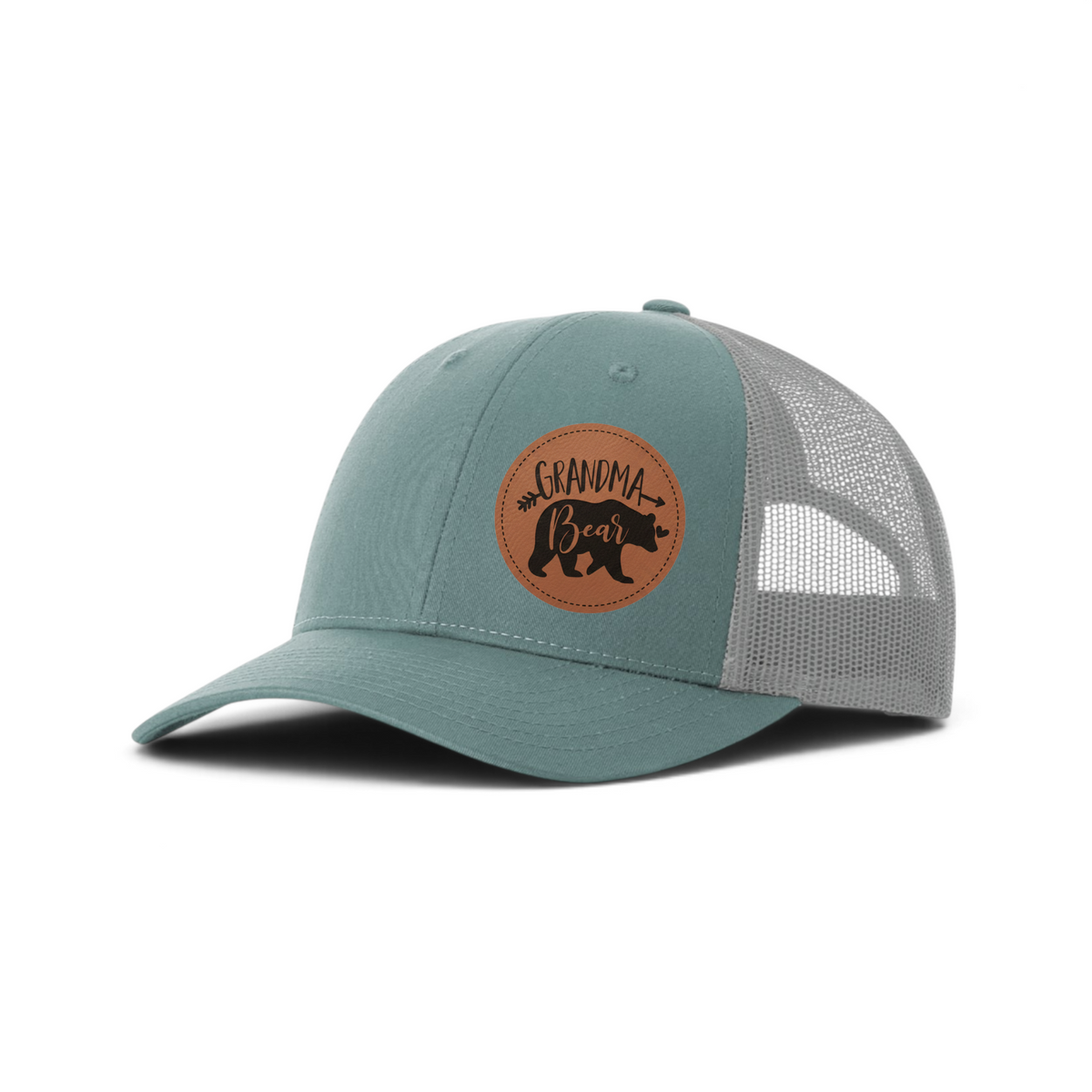 Trucker Hat with Patch-Grandma Bear