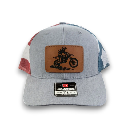 Dirt Bike Patch Trucker Hat - Keeko Designs
