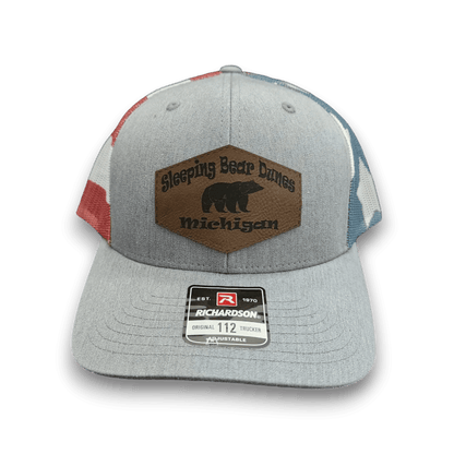 Sleeping Bear Dunes Michigan Patch Trucker Hat - Keeko Designs