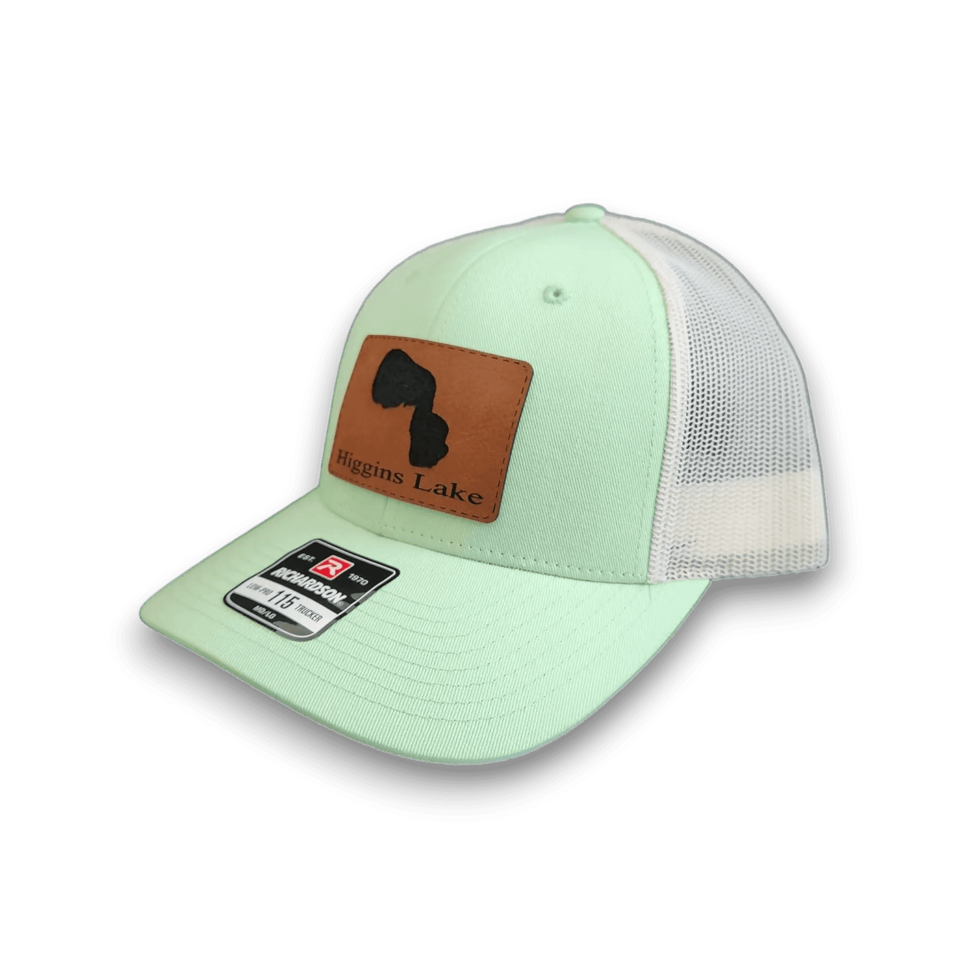 Higgins Lake Trucker Hat - Stylish Patch Design for Outdoor Adventures - Keeko Designs