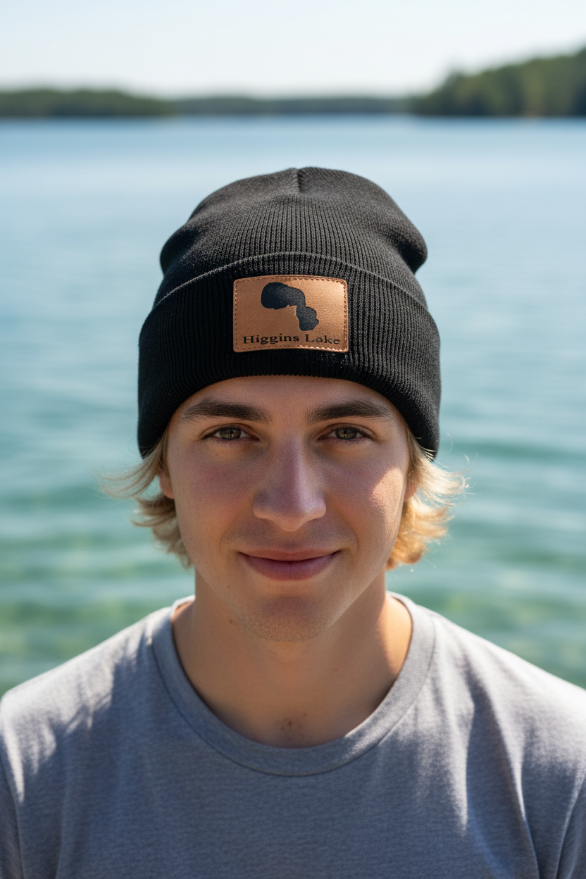 Higgins Lake Beanie - Model Shot