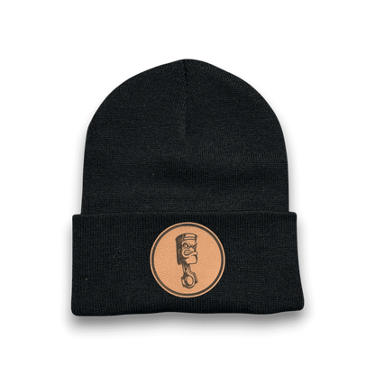 Angry Piston Patch Beanie Hat - Keeko Designs