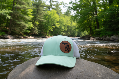 Michigan River Trucker Hat Lifestyle