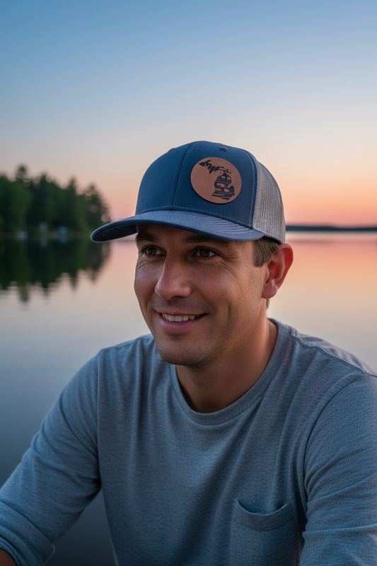 Michigan Trucker Hat - Model Shot