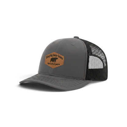 Trucker Hat with Patch-Sleeping Bear Dunes Michigan
