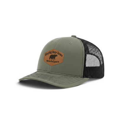 Trucker Hat with Patch-Sleeping Bear Dunes Michigan