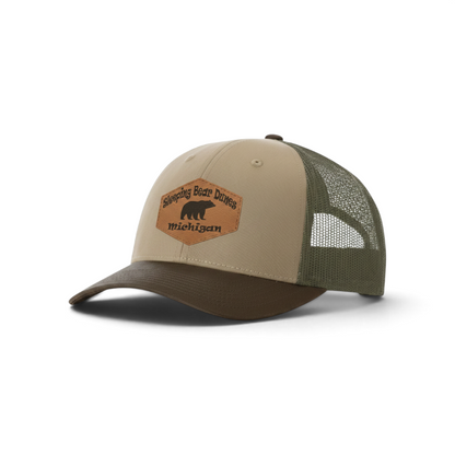Trucker Hat with Patch-Sleeping Bear Dunes Michigan
