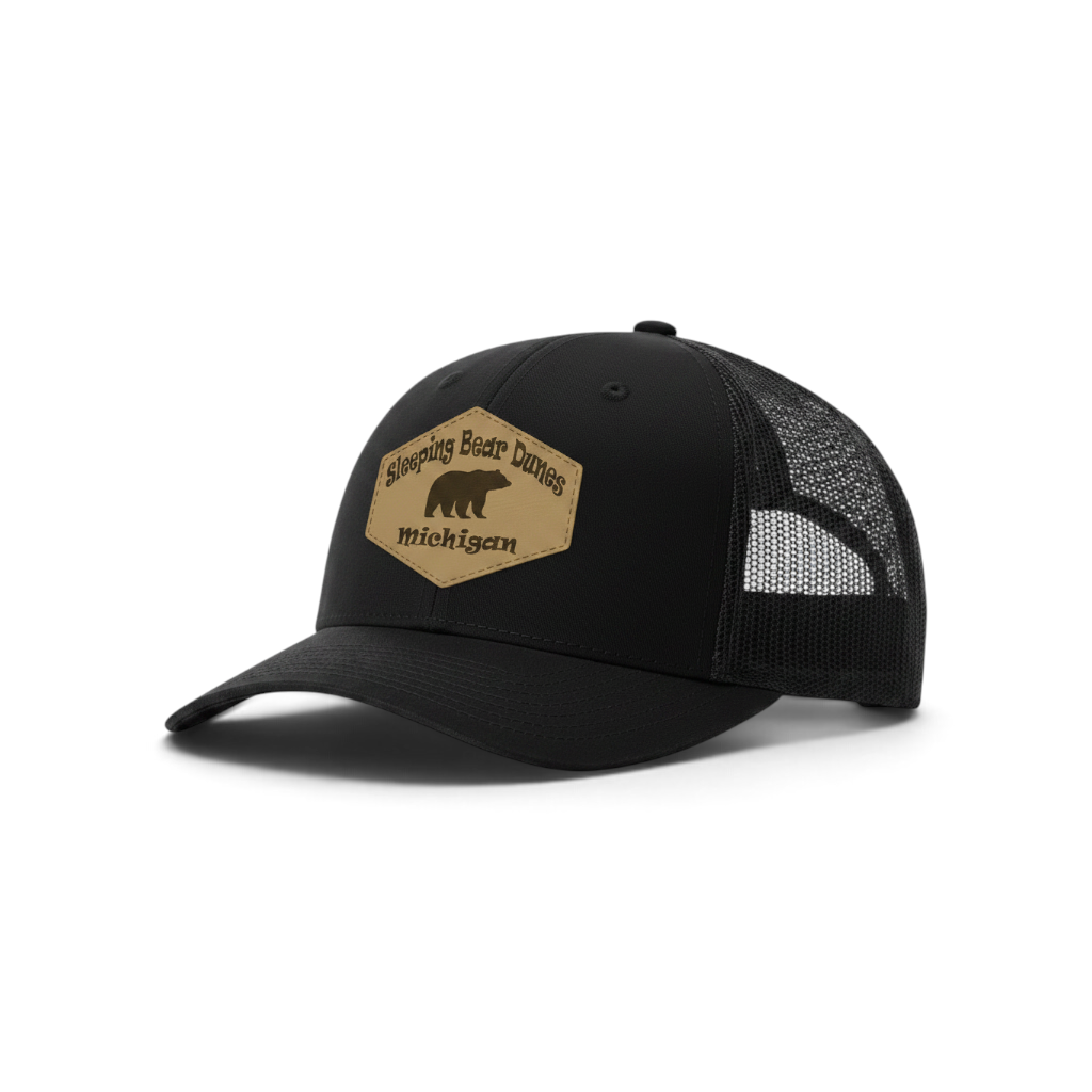 Trucker Hat with Patch-Sleeping Bear Dunes Michigan