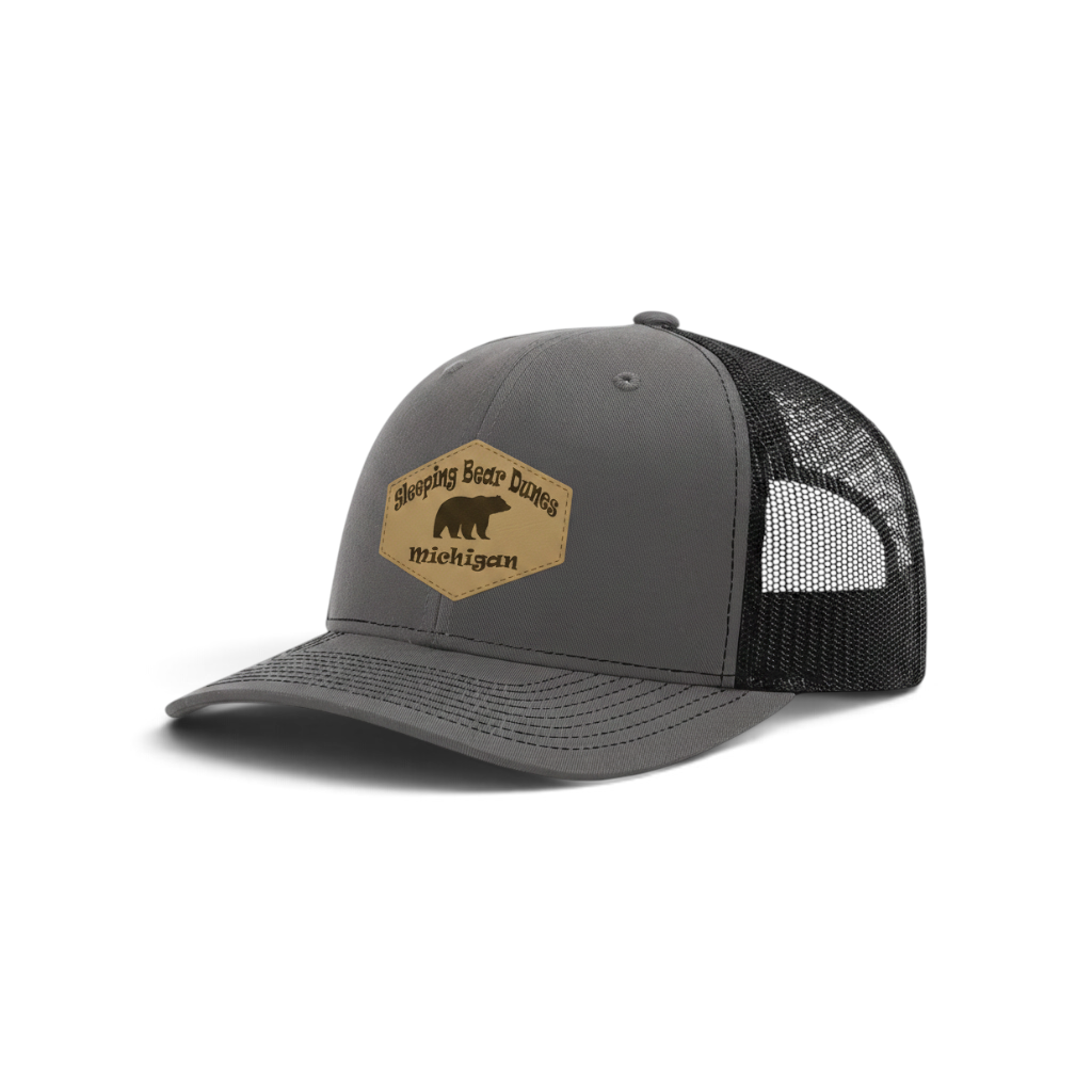 Trucker Hat with Patch-Sleeping Bear Dunes Michigan