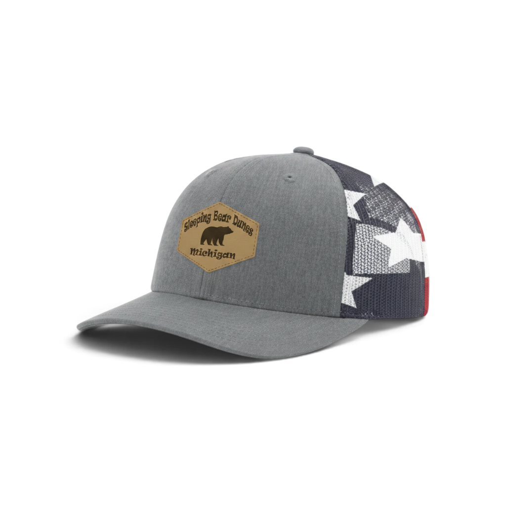 Trucker Hat with Patch-Sleeping Bear Dunes Michigan