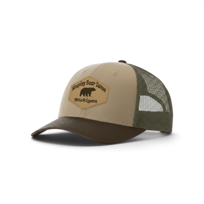 Trucker Hat with Patch-Sleeping Bear Dunes Michigan